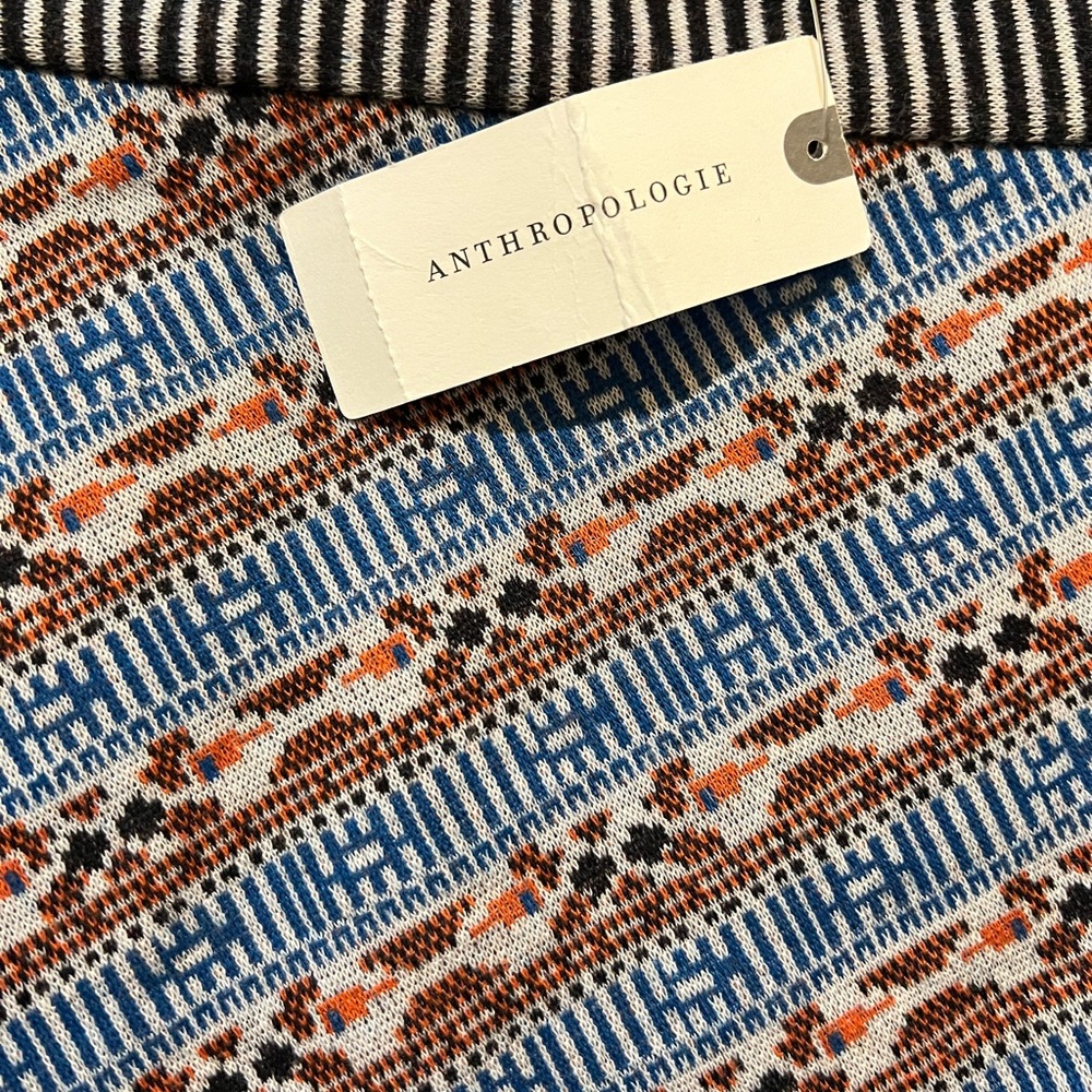 Anthropologie Patterned Knit Skirt